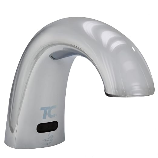 Rubbermaid Commercial Products OneShot Automatic Counter Deck Mount Touchless Foam Hand Soap Dispenser, Low Profile, for Restrooms in Restaurants/Hotels/Schools/Airports/Offices