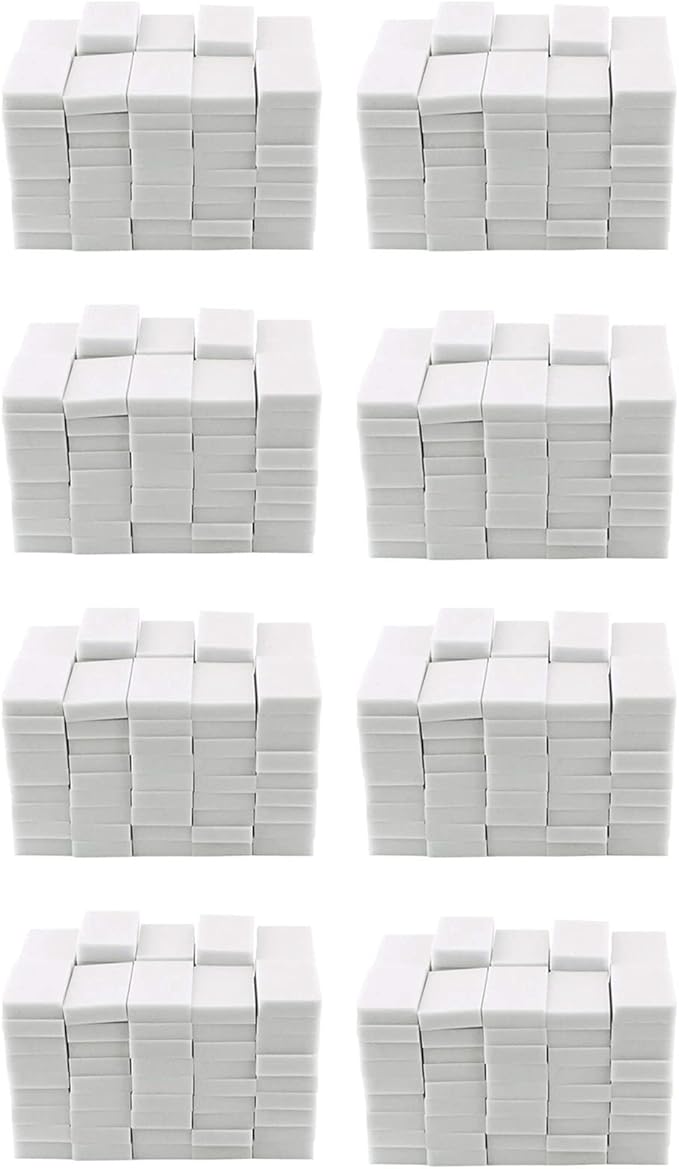 Magic Cleaning Sponges Eraser, Household Sponge Eraser Cleaner Foam Cleaning for Kitchen, Furniture, Car (400 Pack)
