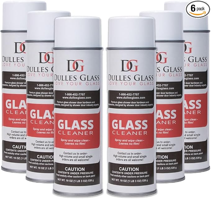 Dulles Glass Specialized Glass & Mirror Cleaner 6 pack