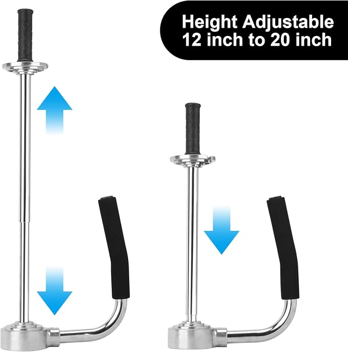 Industrial Stretch Wrap Dispenser, Film Cutters Shrink Wrap Handle | Heavy-Duty Stretch Film Dispenser Holder for Pallet Packing, Wrapping, Adjustable 12-20 Inch