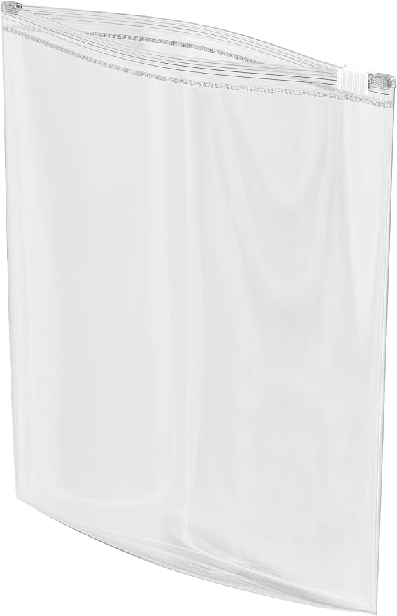 500 Count - Slider Zip Food Storage Bags, 9" x 12" 3 Mil Heavy Duty, Strong & Durable For Freezer Storage. GPI