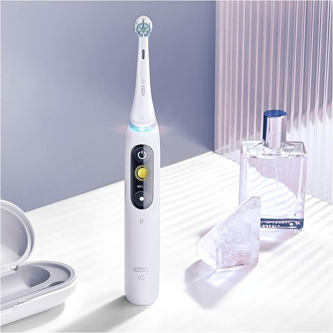 Oral-B iO Gentle Care Replacement Toothbrush Heads, Soft Bristles, 4 Count, Compatible with Oral-B iO
