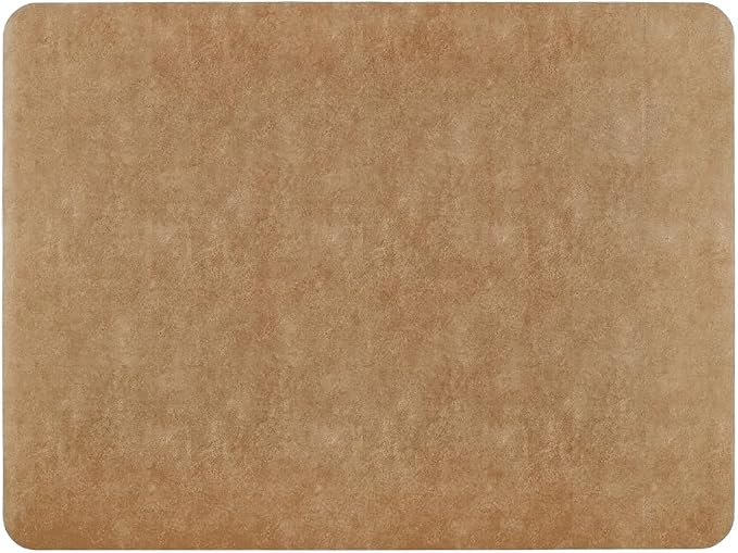 TYUU Bathroom Mat Quick Dry, Bathroom Rugs Non Slip Washable Thin Absorbent Bath Mat Fits Under Door Bathroom Floor Mat Perfect for Bath, Shower, or Sink 36"x48" Camel