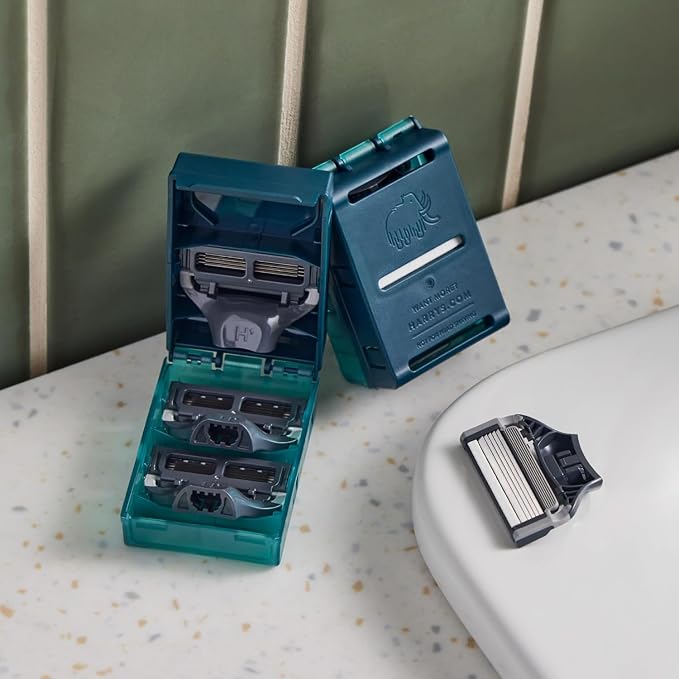 Harry's Original Razor Blades for Men - 10 Count - Premium Razor Blade Refill Cartridges - German Engineered