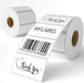 MFLABEL 2 Rolls Thermal Shipping Labels (2000 Labels) - 2.25 x 1.25 Inch Direct Thermal Perforated Stickers for FBA, Barcode, SKU, Packaging – Compatible with Zebra, Rollo, Munbyn Thermal Printers