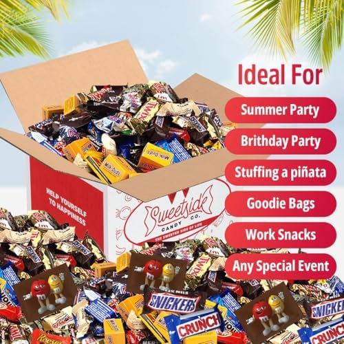 Chocolate Candy Variety Pack, Chocolate Candy For Parties, Bulk, 5 lb