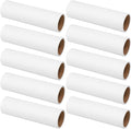 Adhesive Lint Roller Refills 10 Rolls 38mm Core Extra Sticky Tape for Pet Fur Upholstery Carpet Clothes Cleaning Household Use