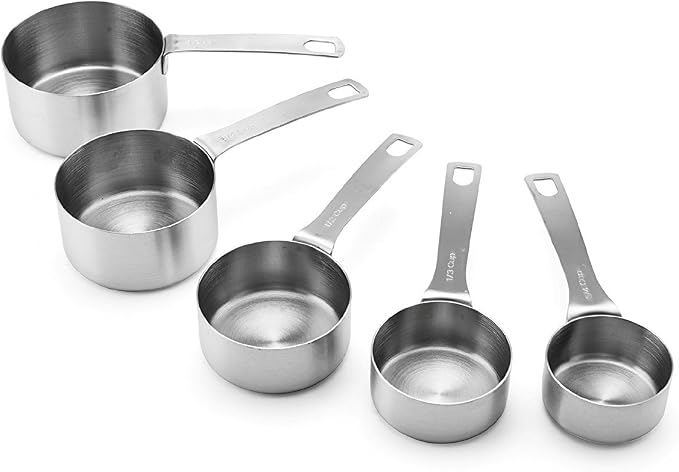 Stainless Steel Measuring Cups & Spoons