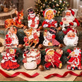 Huwena 36 Pcs Vintage Christmas Tree Ornaments, Classic, Red White