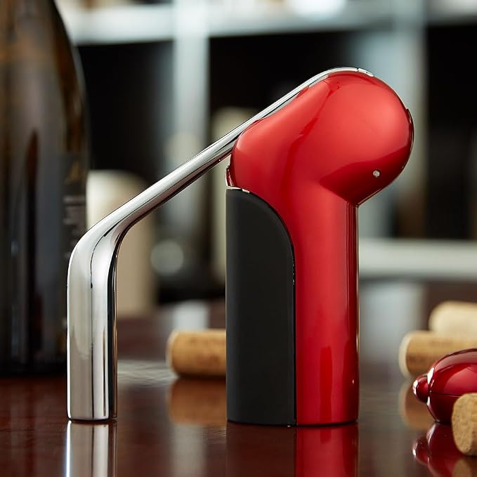 Rabbit Wine Opener, Corkscrew Wine Bottle Opener with Foil Cutter | Corkscrew Wine Opener With Lever Design And Foil Cutter, Quickly Removes Natural And Synthetic Corks With Minimal Effort