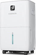 Kesnos 150 Pints Dehumidifier for Basement, Commercial and Industrial Large Room, 2.11 Gal Water Tank with Drain Hose, Ideal for Whole Home up to 7,500 Sq. Ft., Front LED Display, Timer