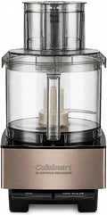 Cuisinart Food Processor 14-Cup Vegetable Chopper for Mincing, Dicing, Shredding, Puree & Kneading Dough, Umber Stainless Steel, DFP-14UMBY