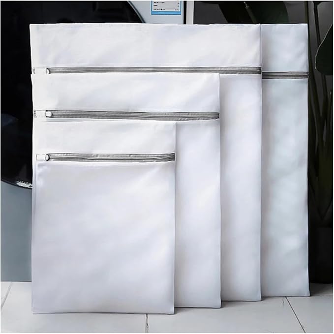 4PCS/1PC Mesh Laundry Bag Laundry Wash Bags Coarse Net Laundry Basket Laundry Bags For Washing Machines Mesh Bra Organizers(4pcs)
