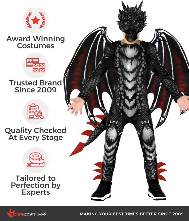 Morph Dragon Costume Kids, Dragon Wings, Halloween Costumes for Kids