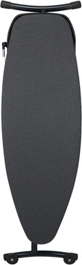 Duwee 18" ×48" Ironing Board with Retractable Iron Rest,Wide Ironing Board | Extra Wide Ironing Board, Heat Resistant Cover with Thicken Padding,Adjustable Height,Heavy Sturdy Legs with Wheels,Black