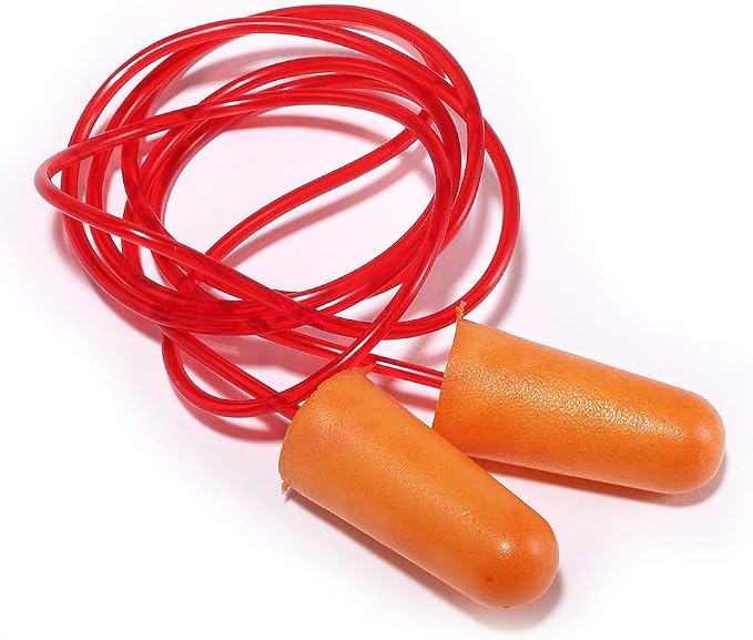 Cordova Safety Products Encore Orange Foam Pu Ear Plugs, Corded, Nrr 33 Db, 100-Pack,Orange