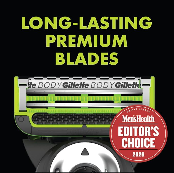 Gillette Labs Razor Duo Pack, 1 Face Razor, 1 Body + Intimate Razor, 2 Razor Blade Refills (1 Face, 1 Body)