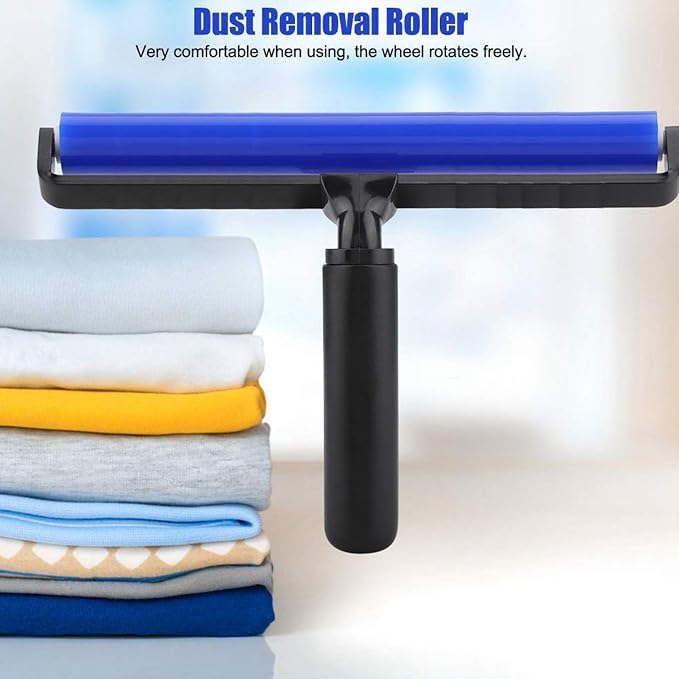 12Inch Silicone Lint Roller with High Elastic for Efficient Hair and Debris Removal on Various Surfaces Ergonomic Particle Remover