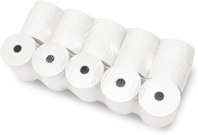 CLOVER POS 3-1/8" x 230' THERMAL RECEIPT PAPER BPA FREE - 50 NEW ROLLS