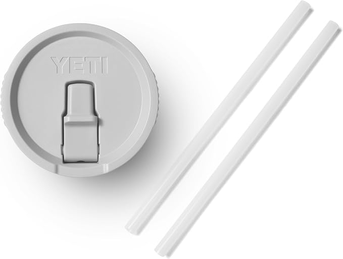 YETI Rambler 30 oz Travel Mug with Flip Straw Lid – Stainless Steel, Vacuum Insulated, Leakproof, Cup Holder Friendly, White