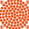 Leitee 120 Pcs Mini Basketball Soft Foam Stress Balls Small Squeeze Basketball Toys 1.6 inch Bouncy Ball for Anxiety Stress Relief Party Favor Decoration School Reward Present Game