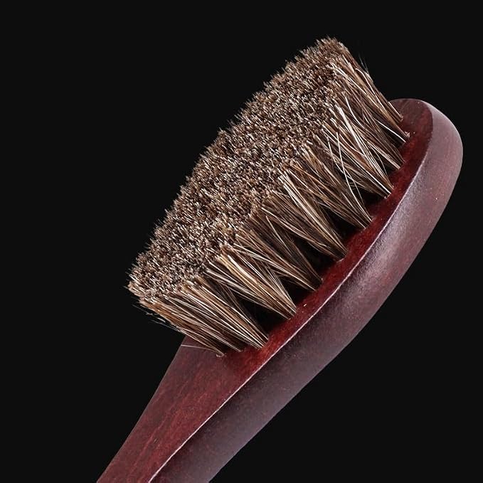 Brush Shoe Polishing Scrub Skimming Remove Long Handle Soft Oil
