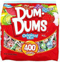 Dum Dums Original Mix 400 ct. Bag - All-Time Classic Flavors, Assorted Suckers in Bulk Candy Bag, Individually Wrapped Lollipops - Bulk Halloween Lollipops for Handing Out