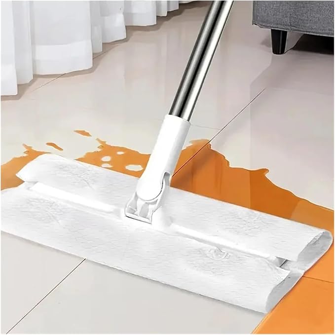 30/200Pcs Of Dust Removal Paper Disposable Household Dust Removal Cloth Electrostatic Mop Pad Floor Tile Floor Cleaning Supplies(SET12)