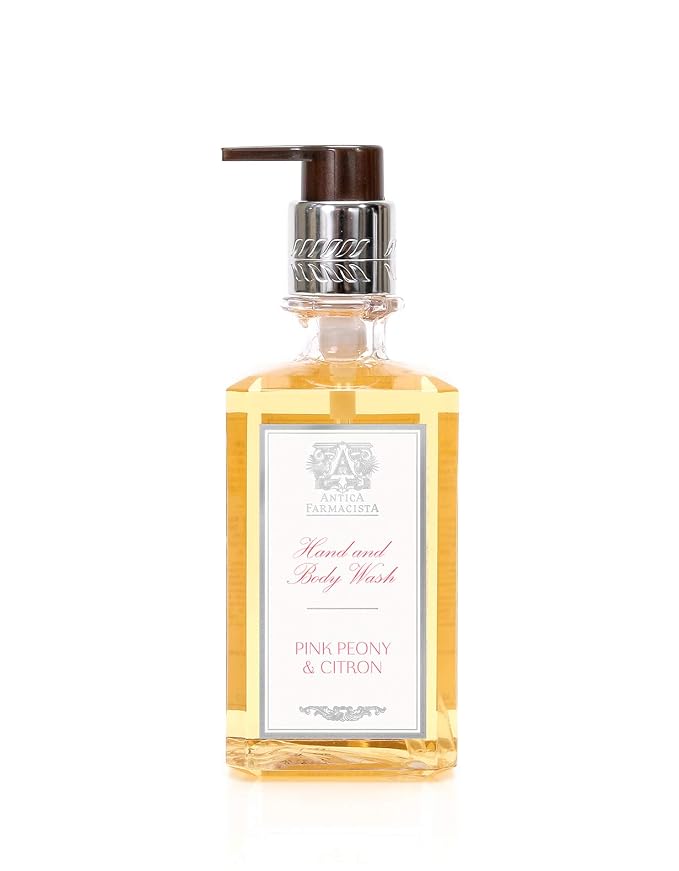 Antica Farmacista Hand & Body Wash - Luxury Nourishing & Hydrating Hand Cleansing Wash - Bath & Body Gift - Peonia, Gardenia & Rosa, 10 fl oz