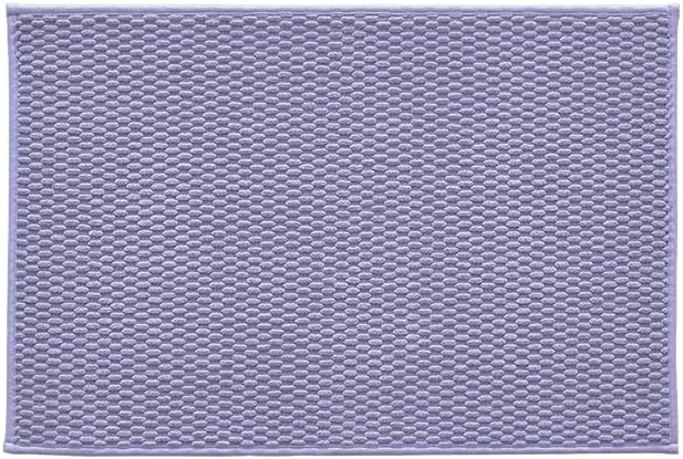 TYUU Bathroom Rugs Non Slip Washable, Super Absorbent Thin Bath Mat Small Quick Dry Low Pile Bathroom Rug, Lavender 20"x30"