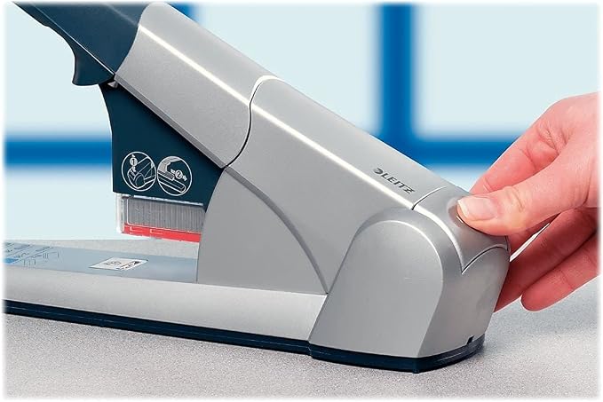 Rapid 02892 Heavy Duty Cartridge Stapler, 80 Sheet Capacity, Silver
