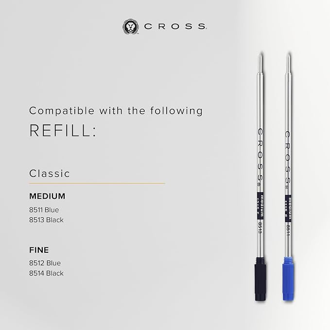 Cross 882-37 ATX Translucent Blue Lacquer Finish Ballpoint Pen