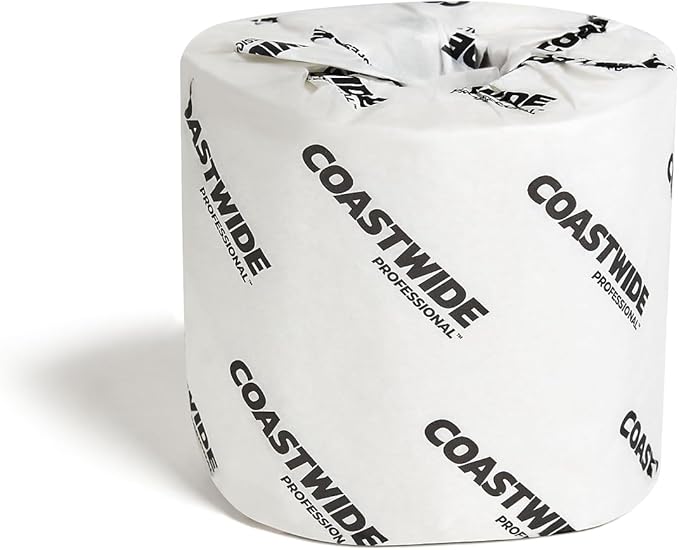 Coastwide Professional Toilet Paper, 2-ply, White, 500 Sheets/Roll, 96 Rolls/Case | 2-Ply