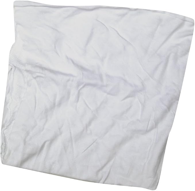 Mixed White Knit Rags, 4lb mini-bale
