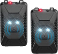 BORHOOD Ultrasonic Rodent Repellent, 2 Pack Plug-in Mouse Rat Pest Bat Squirrels Repellent for Car with Battery Powered Under Hood, Keep Mice Out of Cars Engines, Indoor, Garage, Storage Room-Black