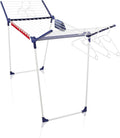 Leifheit Pegasus 200 Solid Comfort Laundry Dryer – Foldable Drying Rack, 21.87 Yard Drying Space, Adjustable Wings for Long Garments, Compact & Easy to Install and to fold.