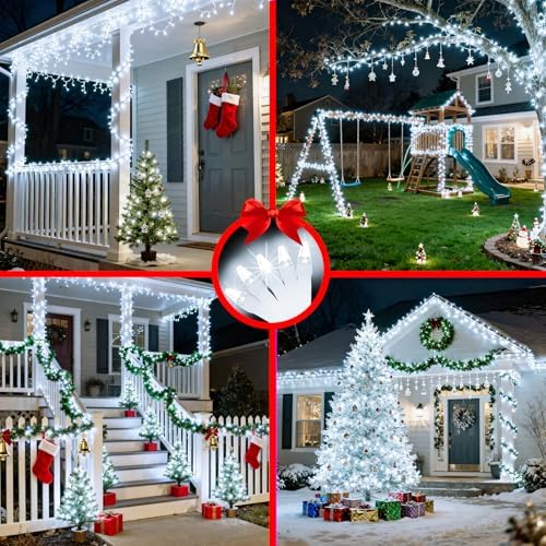 750 LED 240FT Christmas String Lights Outdoor, 12 Pro Modes with Timer