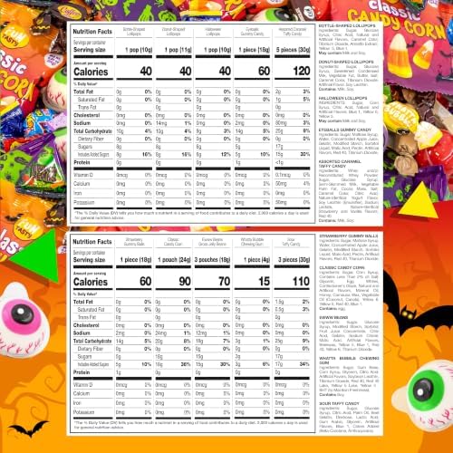 Halloween Candy Bulk, Trick or Treat Candies, 12 Lb