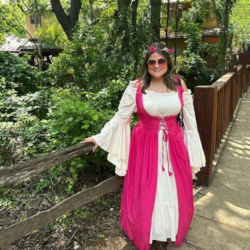 ABaoWedding Womens's Medieval Renaissance Costume Cosplay Over Dress
