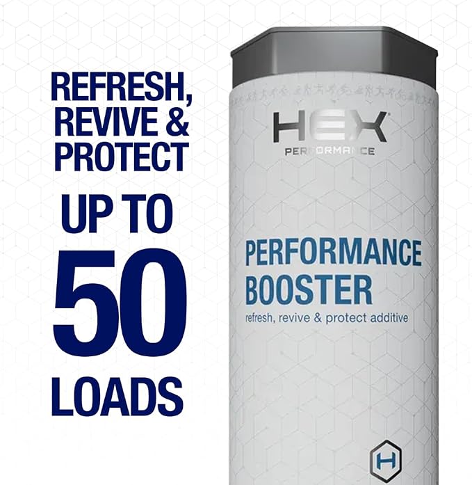 HEX Performance Fabric Booster, Fresh Scent, 100 Loads (Pack of 2) – Activewear Fabric Conditioner Alternative for Softness, Stretch & Odor Control, Sensitive Skin Safe, HE Compatible, Eco-Friendly
