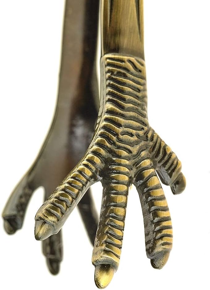 Barfly Talon Ice Tong, Antique Brass