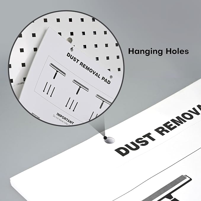 NEWISHTOOL Cleanroom Dust Removal Pad Self Sticky Paper - 60 Sheets | Dirt Lint Free Paper, Safe Collector Tool, Anti-Static Roller Cleaning Mat, No Adhesive Residue, for Electronics Industry