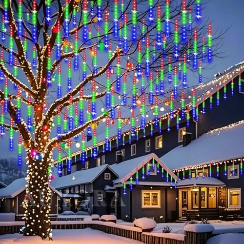 Aukora Christmas Lights Outdoor,Meteor Shower Lights UL Certified