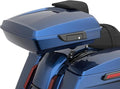 Advanblack Road Glide Tour Trunk Pack Big Blue Pearl Razor Tour Trunk Pack Backrest Pad for '97-'25 Harley Touring Road King Street Glide Electra Glide CVO models