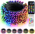 Dazzle Bright Smart Christmas String Lights, 98FT 300 LED RGB Color Changing String Lights with Remote & App Controlled, Halloween Decorations for Indoor Outdoor Holiday Xmas Tree Party Decor