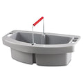 Rubbermaid Commercial BRUTE Maid Caddy compatible with BRUTE 44 GAL Containers, Gray, for Cleaning Tool Storage for Wipes/Spray Bottles/Brushes/Dustpans/Scrubbers/Gloves