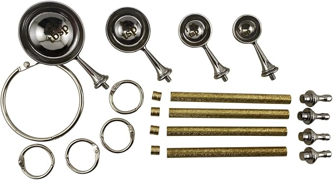 Penn State Industries PKMSPN Measuring Spoon Set Kit Woodturning Project (1pack)