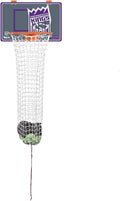 The Dirty Dunk Basketball Hoop Laundry Hamper - Sacramento Kings, NBA, Grey/Purple