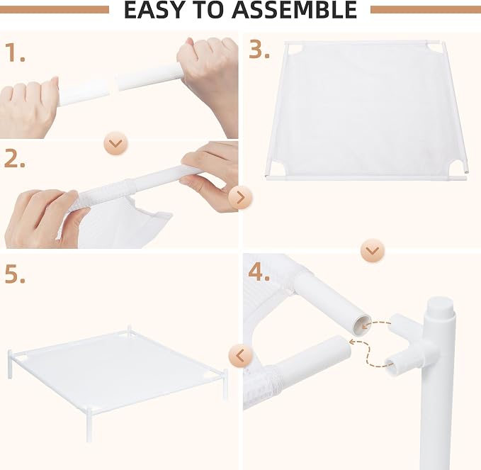 STORAGE MANIAC Sweater Drying Rack, Mesh Clothes Drying Rack, Stackable Laundry Drying Rack, Lay Flat Dryer for Delicates, Portable Dry Rack for Indoor or Outdoor, White, 1-Pack