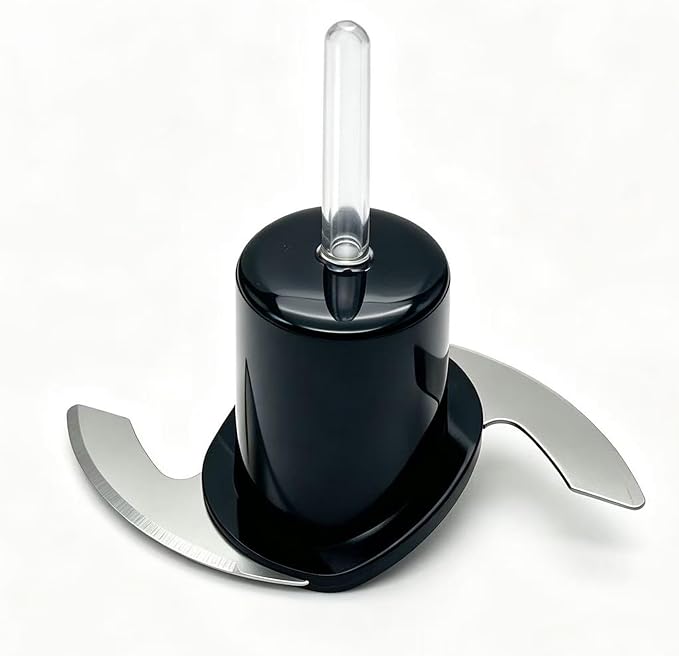 DLC-2ACBN Chopping Blade Fits Cuisinart Mini Prep Plus DLC-2A, Food Processor Blade Compatible with Cuisinart Food Processor Replacement Parts (Black)